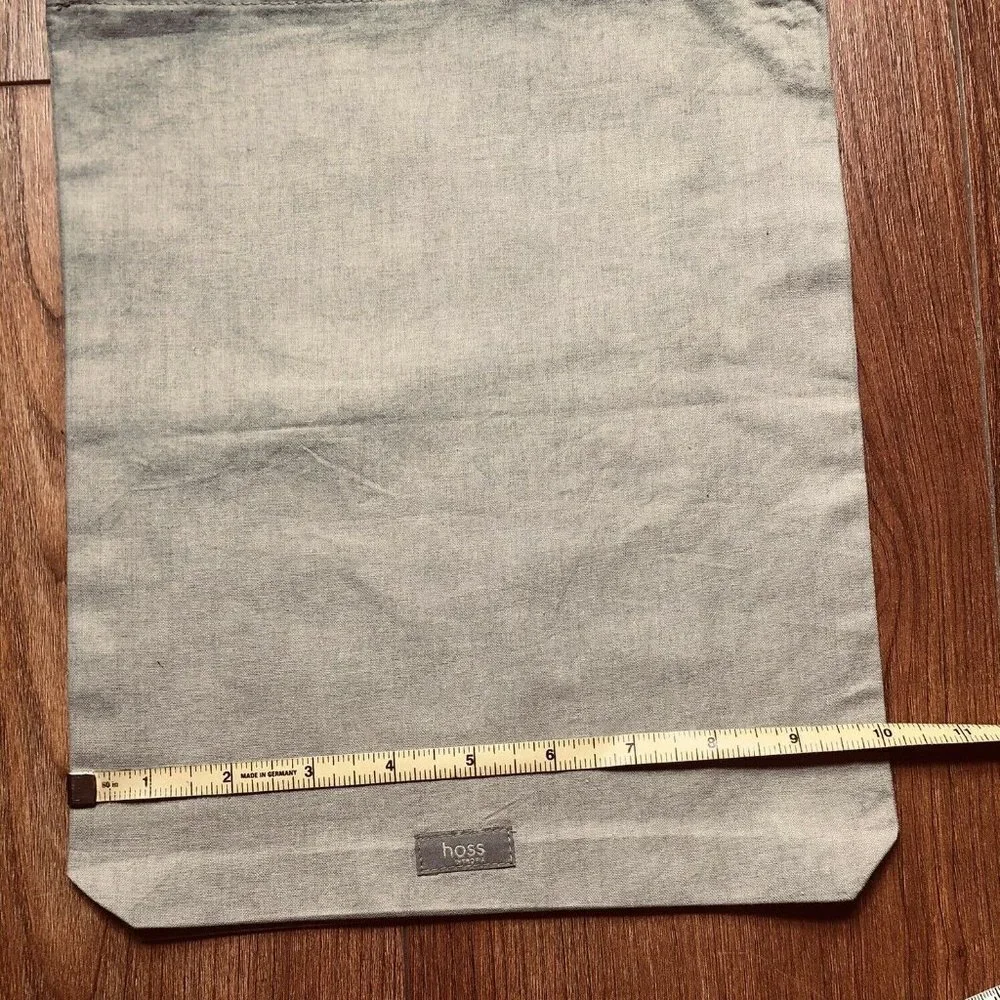 New Hoss Intropia Gray Dust Bag 13 x 10 shoes boot